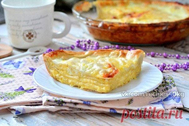Запись на стене 🔹 Пирог из лаваша! Попробуйте, это очень вкусно! 🔹 🔸на 100грамм - 164.11 ккал🔸Б/Ж/У - 8.34/2.1/4.32🔸 Ингредиенты: Лаваш тонкий - 5 шт.Яйца - 2 шт.Молоко - 200 млСметана - 3 ст.л.Соль - 1/2 ч.л.Сыр - 400 гПриготовление: Для начала необходимо приг..