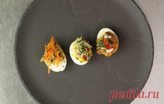 Дьявольские яйца со вкусом карбонары, пошаговый рецепт с фотографиями – закуски