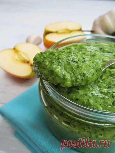 Потрясающе вкусный соус из петрушки, чеснока и яблока - Будет вкусно - Медиаплатформа МирТесен