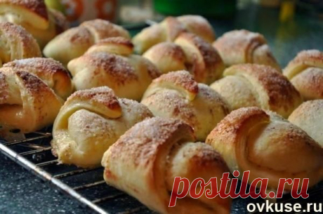 Яблочные рогалики - Простые рецепты Овкусе.ру