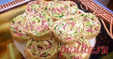 ЛАВАШ «ПЯТНИЦА» С СЫРНО-МЯСНОЙ НАЧИНКОЙ И ХРУСТЯЩИМ ОГУРЧИКОМ. УСТРОИТЬ НАСТОЯЩИЙ ВЫХОДНОЙ ТАК ЛЕГКО! | Мой милый дом