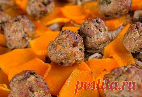 Тефтели с маринованным луком и тыквой - Рецепты. Кулинарные рецепты блюд с фото - рецепты салатов, первые и вторые блюда, рецепты выпечки, десерты и закуски - IVONA - bigmir)net - IVONA - bigmir)net