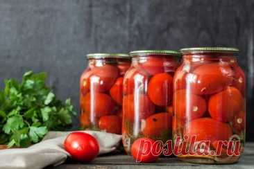 Помидоры с вишневыми листьями на зиму — Домашняя кулинария