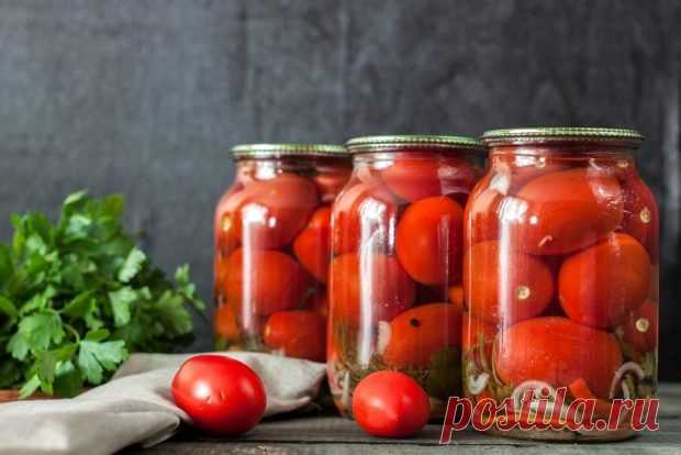 Помидоры с вишневыми листьями на зиму — Домашняя кулинария