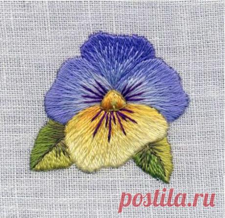 Мастер-класс по вышивке гладью | Вышивка крестом