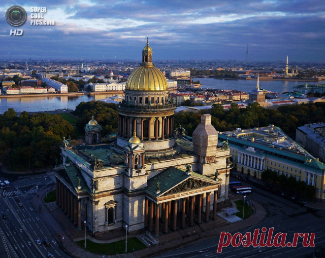 Санкт Петербург с высоты птичьего полёта(12 фото ).