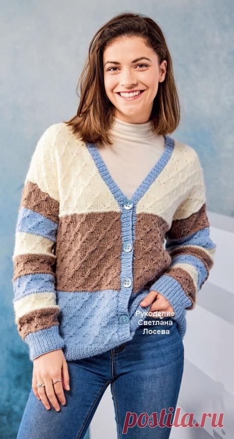 Создаем стиль! Вяжем жакеты и кардиганы по готовому описанию | Рукоделие Светлана Лосева Вязание | Дзен