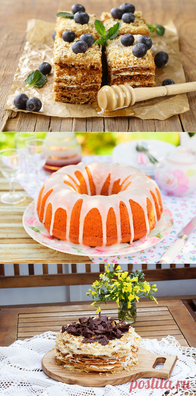 Десерт без затей: пять рецептов простых и вкусных тортов.