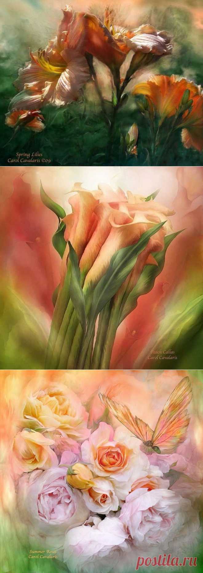 World of Art: Изумительные цветы, нарисованные в Photoshop
