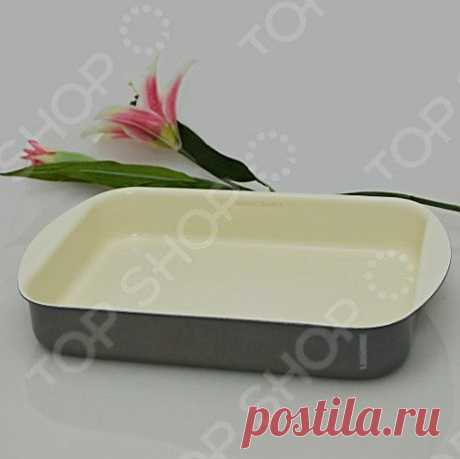 Жаровня Delimano Ceramica Prima+ Roaster. 
С Delimano ваши запеканки, рулеты и другие блюда станут вкуснее и полезнее! Керамическое покрытие жаровни позволяет еде не пригорать, и сохранять все полезные вещества. Ещё плюс - очень легко моется!