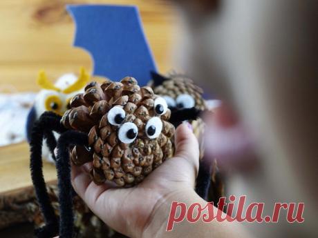 Три игрушки из шишек, которые вам захочется сделать! Ну очень милые, а не как обычно))) | Рекомендательная система Пульс Mail.ru