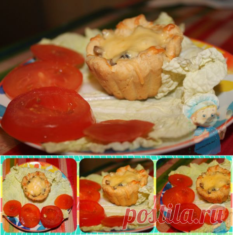 Жульен в тарталетках с грибами: готовьте вкусно