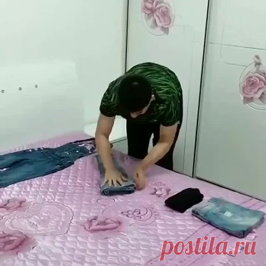 Интересные способы складывания вещей