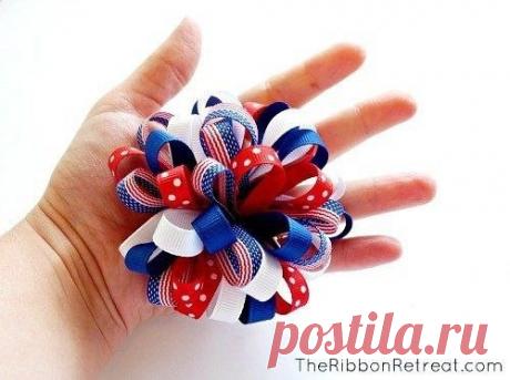 ​Банты из атласных и репсовых лент
