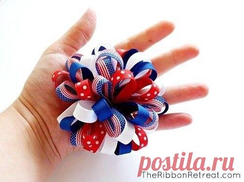 ​Банты из атласных и репсовых лент