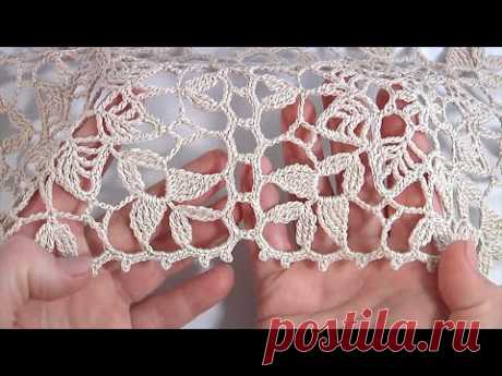 Mega Beauty Crochet!!! Complex Stitches/Unusual Lacy Crochet Motif/How to join Crochet Motifs