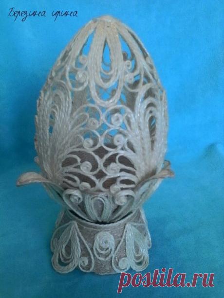 Пасхальное Яйцо из джута