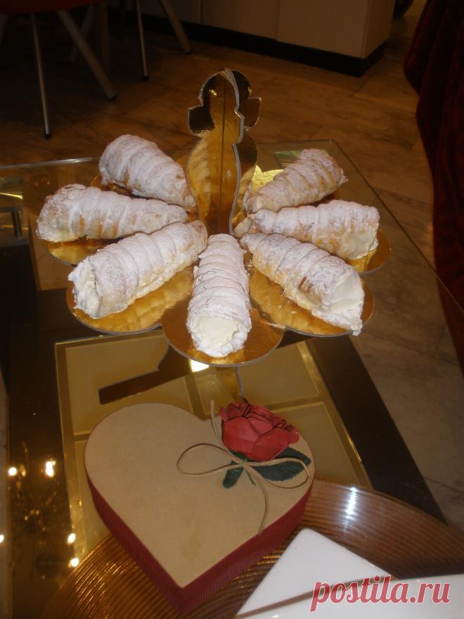 Сашенька КЛАССИЧЕСКИЕ ТРУБОЧКИ С КРЕМОМ