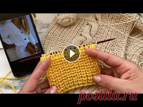 Полупатентная резинка спицами при поворотном вязании. Идеальна для кардигана. Мой интернет магазин пряжи: Также заказ можно оставить написав мне по вот сап: 89108251739Всем привет. Сегодня в этом видео я показываю как вязать пол...