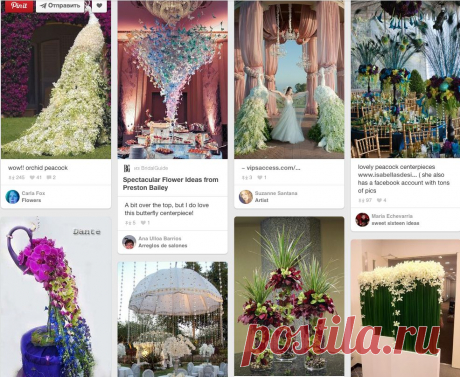(1) Peacock of Orchids at Orange County Indian Wedding by Jim Kennedy Photographers | with Pin-It-Button on https://www.maharaniweddings.com/2012-03-26/… / Стиль Павлина в интерьере