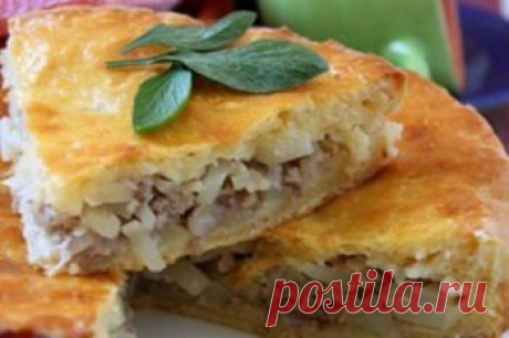 Рецепт картофельного пирога с фаршем в мультиварке - Пирог в мультиварке . 1001 ЕДА вкусные рецепты с фото!