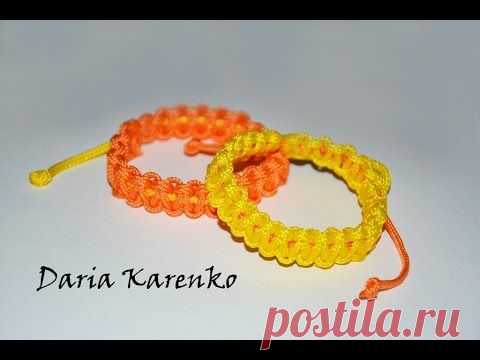 Браслет из шнура. Мастер-класс | razpetelka.ru