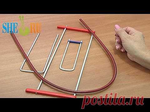 КАК НАУЧИТЬСЯ ВЯЗАТЬ НА ВИЛКЕ - 5 УРОКОВ ДЛЯ НАЧИНАЮЩИХ.