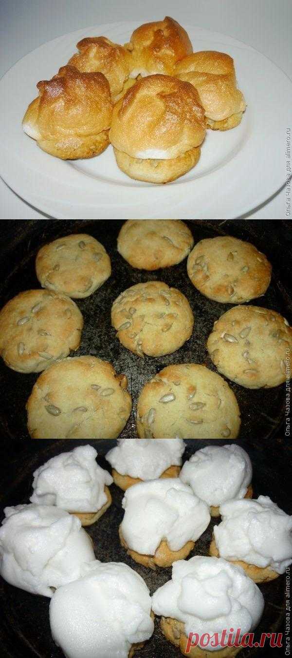 Песочное пирожное с семечками