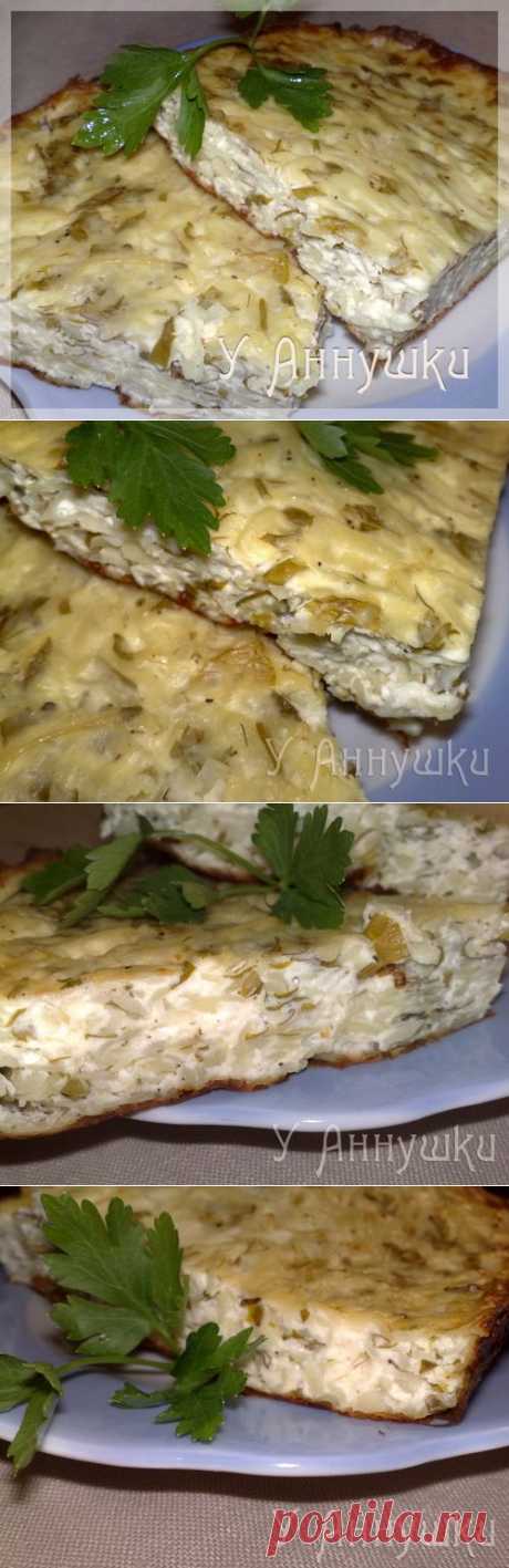 У Аннушки: Картофельная запеканка с творогом.