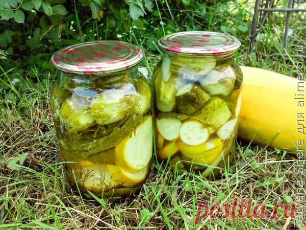 👌 Невероятно вкусная заготовка на зиму из огурцов и кабачков, рецепты с фото Обалденно вкусные огурчики с кабачками, закрытые в одной банке – это очень вкусный рецепт заготовки на зиму, которая делается, к тому же, достаточно просто. Получаются такие овощи...