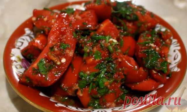 Помидоры по-корейски - просто объеденье! Обязательно приготовьте! Ставьте 