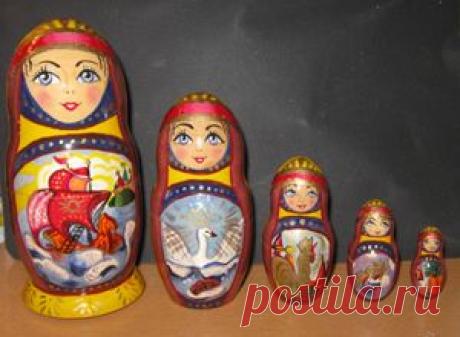 Матрешка Сказки Пушкина-2