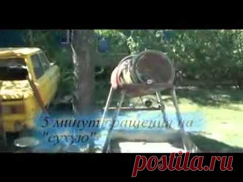 Бетономешалка из бочки Home mixer - Яндекс.Видео