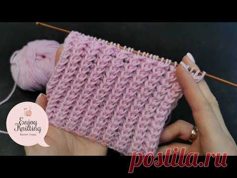 ОЧЕНЬ Пышная Резинка Спицами. Видео МК + Описание - Вязание - Страна Мам