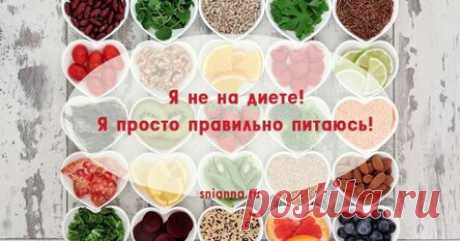 МЕНЮ ПРАВИЛЬНОГО ПИТАНИЯ НА НЕДЕЛЮ. РЕЦЕПТЫ!
