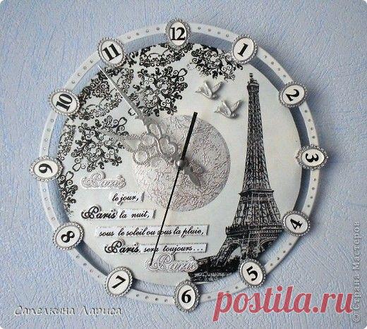 "С мечтами о Париже" часы. | Страна Мастеров