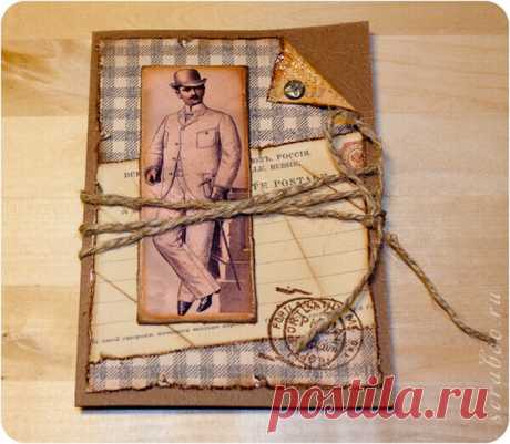 Как сделать открытку папе на день рождения своими руками