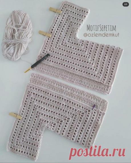 Жакет из шестиугольников