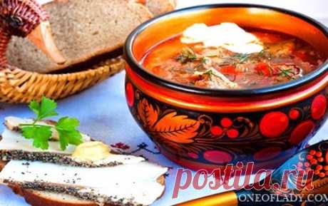 Семь традиционных супов русской кухни