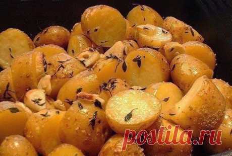 Лучшие кулинарные рецепты: Картофель в пакете. Очень просто и очень вкусно!
