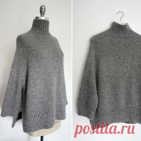 Бесшовный свитер спицами Turtle Dove.
Размеры: 1(2,3,4)(5,6,7,8). Обхват груди готового изделия: 1 - 115,5 см, 2 - 125,5 см, 3 - 133,5 см, 4 - 143,5 см, 5 - 153,5 см, 6 - 161,5 см, 7 - 169 см, 8 - 176,5 см.