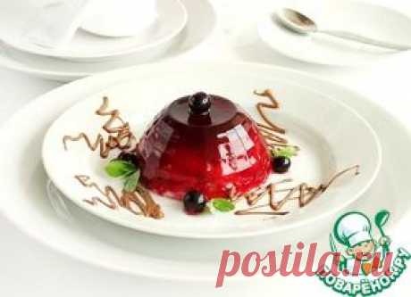 Творожное птичье молоко под куполом - кулинарный рецепт