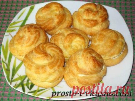 Закусочные профитроли с семгой и творожным сыром. Рецепт с фото | Просто и вкусно