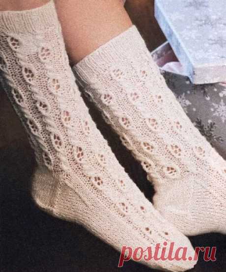 Вязаные носки в баварском стиле | ВЯЗАНЫЕ НОСКИ