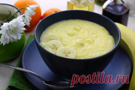 Кукурузная каша с бананом — Sloosh – кулинарные рецепты