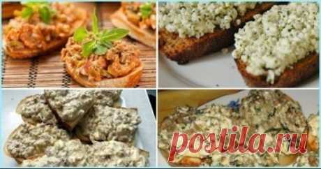 12 ВКУСНЕЙШИХ НАМАЗОК НА ХЛЕБ, КОТОРЫЕ УТОЛЯТ ГОЛОД В ДВА СЧЁТА!