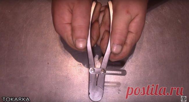 Слесарный циркуль из старых плоскогубцев