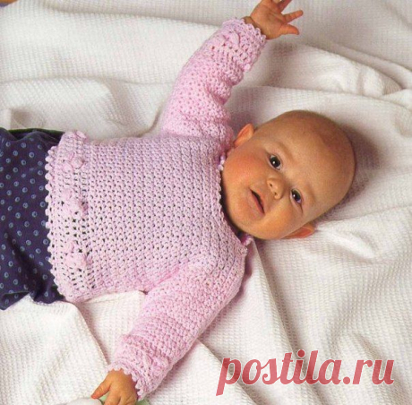 Розовый джемпер
