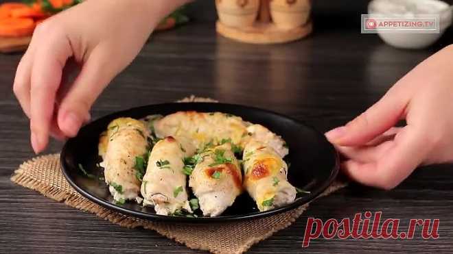 Forget about other chicken breast recipes! Creamy rolls with tasty filling!