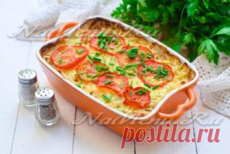 Запеканка из кабачков и картофеля с фаршем в духовке, рецепт с фото